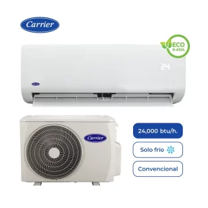 Aire Acondicionado Carrier Split Pared de 24,000 BTU/H ON/OFF Frío Solo