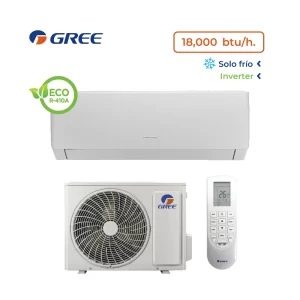 Aire Acondicionado Gree Split Pared de 18,000 BTU/H Inverter Frío Solo