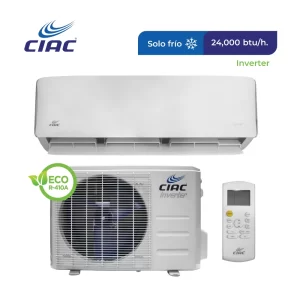Aire Acondicionado Ciac Split Pared de 24,000 BTU/H Inverter Frío Solo