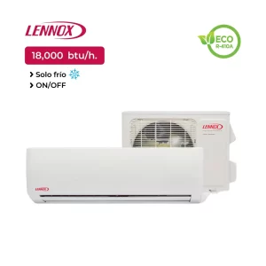 Aire Acondicionado Lennox Split Pared de 18,000 BTU/H ON/OFF Frío Solo